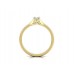 Zásnubný prsteň biele zlato s brliantom 0065